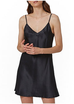 Silk V-Neck Chemise
