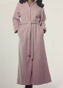 Polar Fleece Button Up Gown