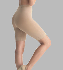 New Scala BioFir Anti Cellulite Remover Shapewear Slimming Bermuda Shorts  Nude