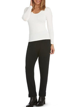 Regular Scoop Long Sleeve Top